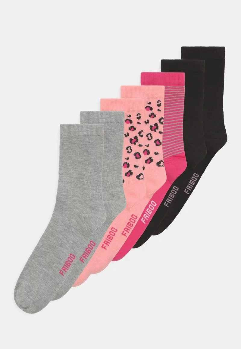 Friboo 7 PACK - Socken - Black/grey/pink, Kinder