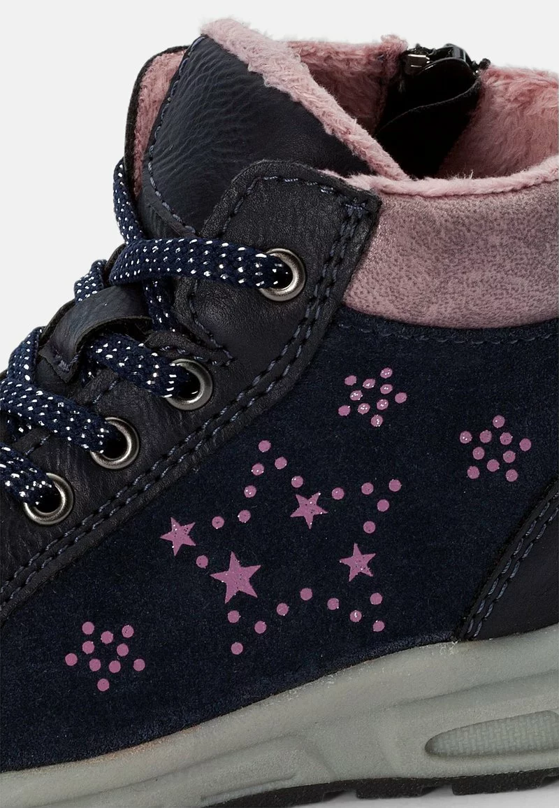 Friboo LEATHER BOOTIES - Schnürstiefelette - Dark Grey, Kinder – Bild 6