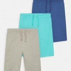 Friboo SOLID 3 PACK - Jogginghose - Grey/blue /turquoise, Kinder