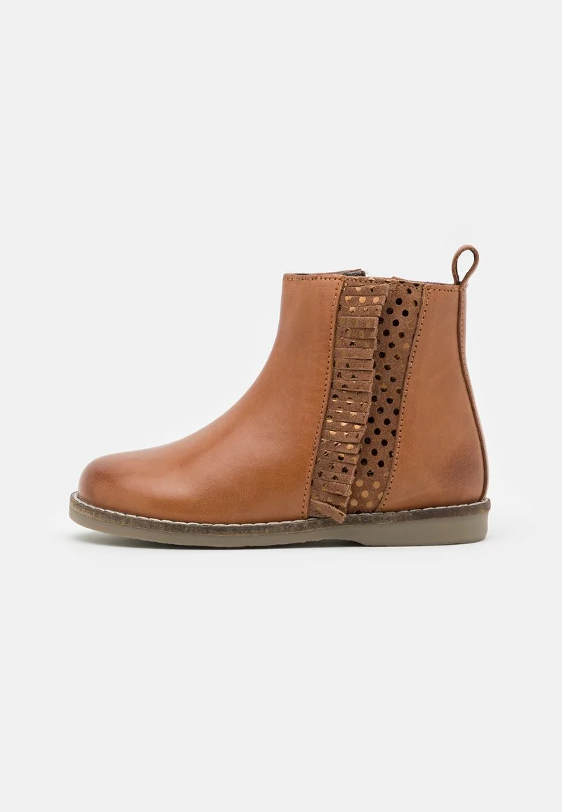 Friboo LEATHER - Stiefelette - Cognac, Kinder