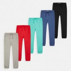 Friboo BASIC BOYS SWEATPANTS 5 PACK - Jogginghose - Multi-coloured, Ochre, Red, Kinder
