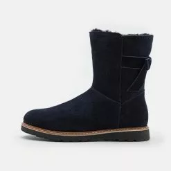 Friboo LEATHER - Snowboot/Winterstiefel - Dark Blue, Kinder