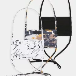 Friboo 3 PACK - Stoffmaske - Off-white/multi/black, Unisex