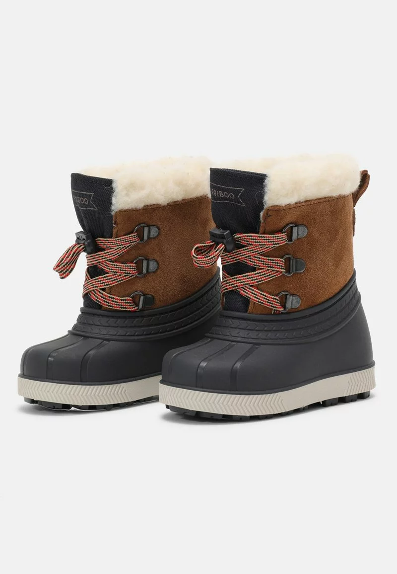 Friboo LEATHER UNISEX - Snowboot/Winterstiefel - Cognac, Kinder – Bild 2