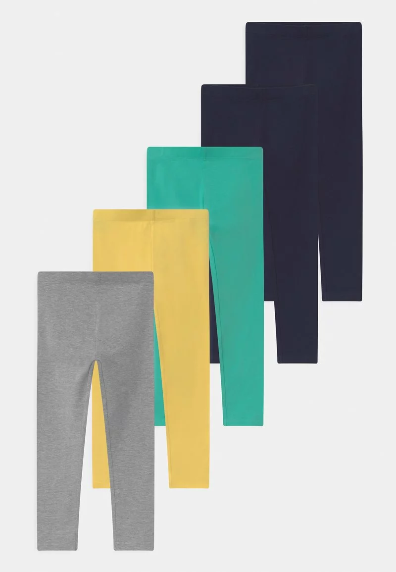 Friboo 5 PACK - Leggings - Hosen - Dark Blue/turquoise, Kinder