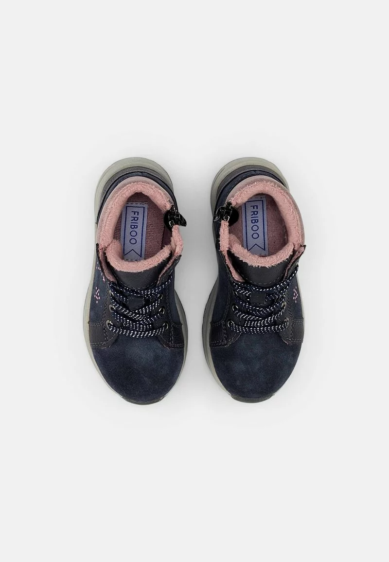 Friboo LEATHER BOOTIES - Schnürstiefelette - Dark Grey, Kinder – Bild 4
