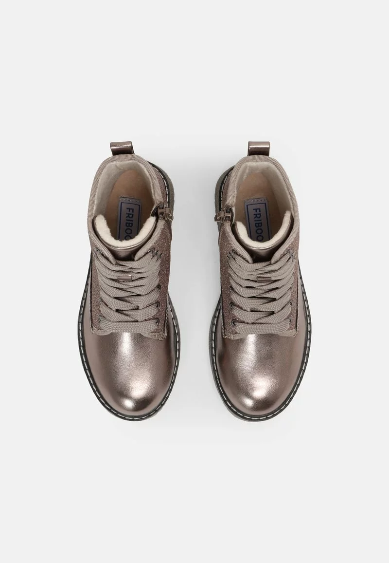 Friboo Schnürstiefelette - Bronze, Kinder – Bild 4