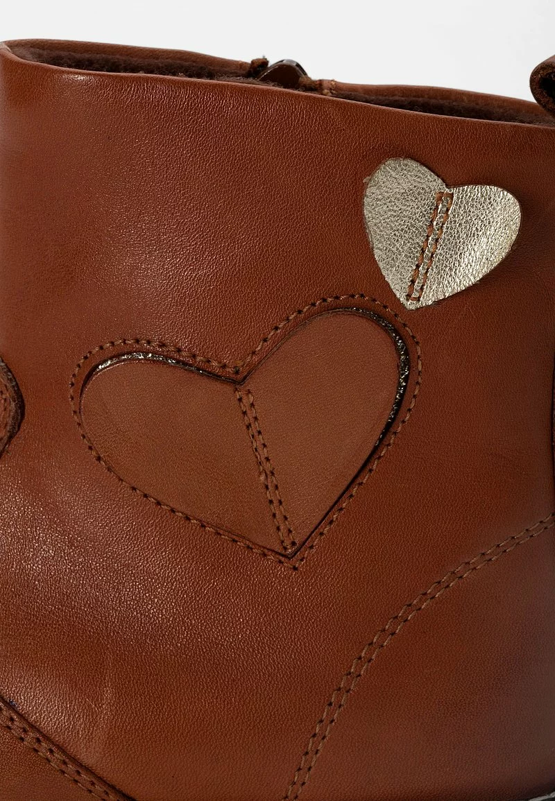 Friboo LEATHER BOOTIES - Stiefelette - Cognac, Kinder – Bild 6