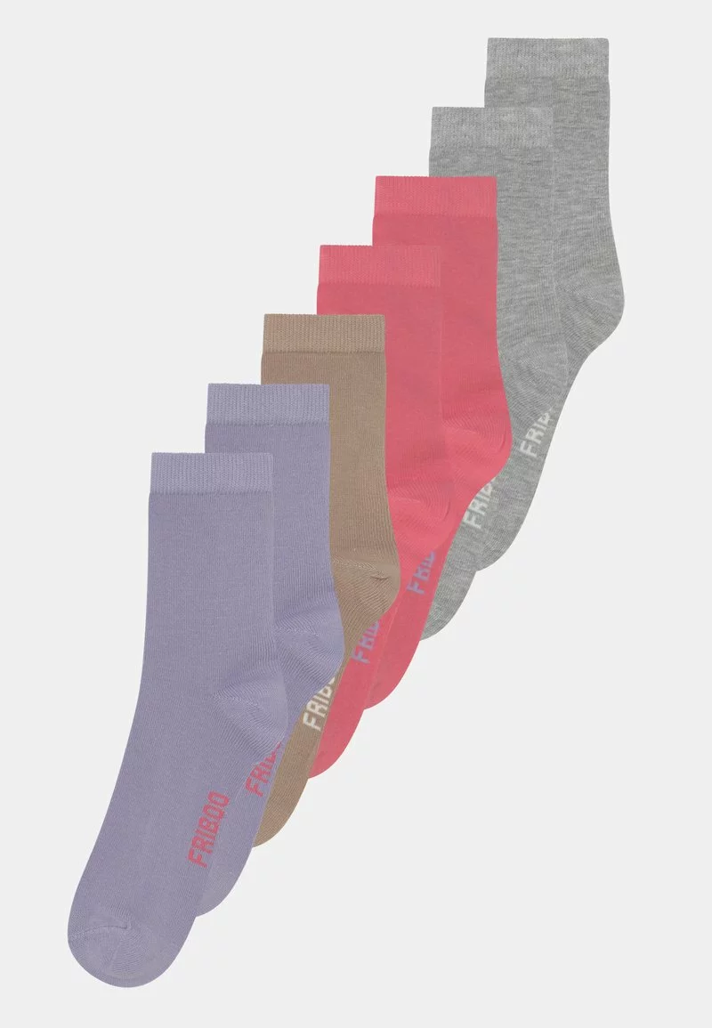 Friboo 7 PACK - Socken - Grey/red/khaki, Kinder
