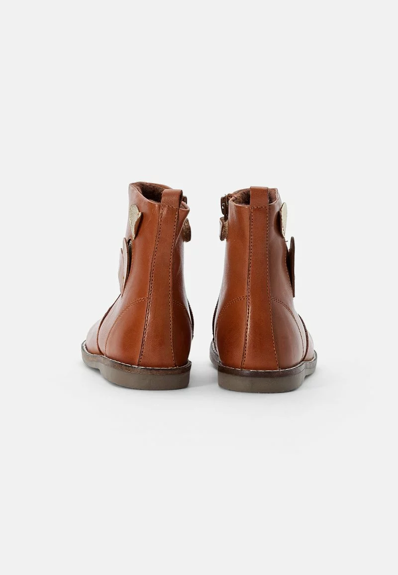 Friboo LEATHER BOOTIES - Stiefelette - Cognac, Kinder – Bild 3