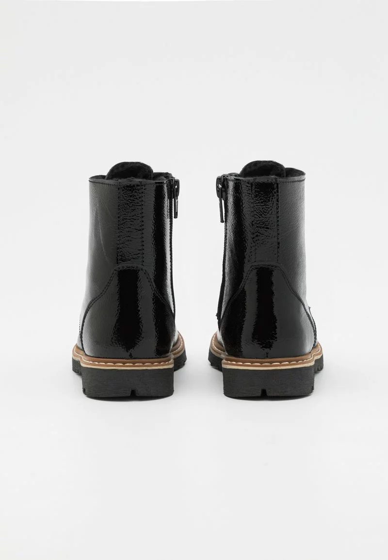 Friboo LEATHER - Schnürstiefelette - Black, Kinder – Bild 3